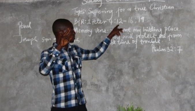 Sunday School for the deaf_N